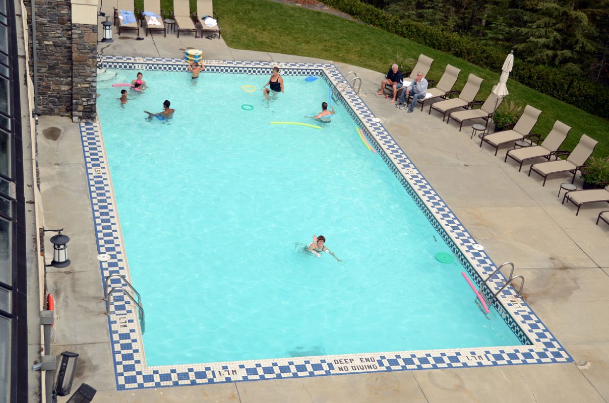 16 Banff Springs Hotel Outdoor Heated Pool In Summer